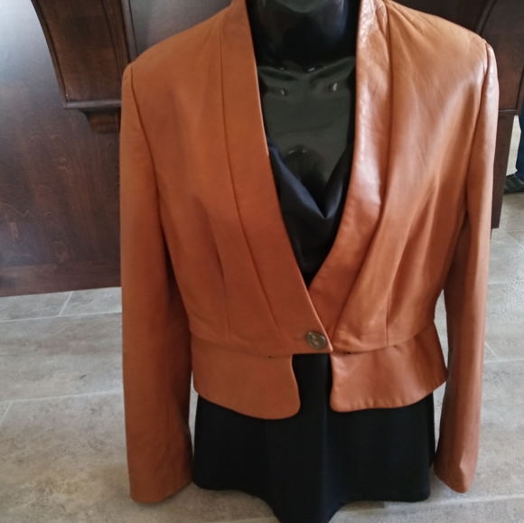 NEW - Designer soft leather jacket - Picture 2 of 2